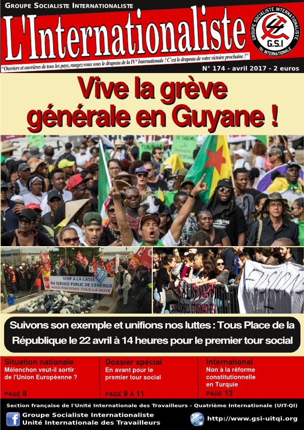 Une de l'Internationaliste 174