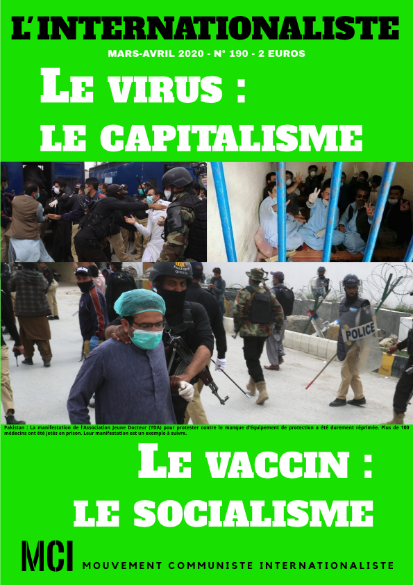 Une de l'Internationaliste 190